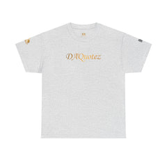 DA'Quotez  | Gold Logo| Unisex Heavy Cotton Tee