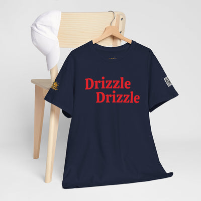 Drizzle Drizzle Trendsetter| Red Text | Unisex Heavy Cotton Tee