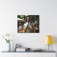 Classic GQ Gentleman in Three Piece Suit | Canvas Gallery Wraps
