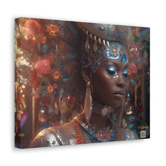 Beautiful Valley Girl Peacock Costume | Junkanoo 242 | Canvas Gallery Wraps