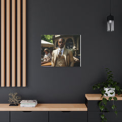 Classic GQ Gentleman in Three Piece Suit | Canvas Gallery Wraps
