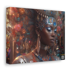 Beautiful Valley Girl Peacock Costume | Junkanoo 242 | Canvas Gallery Wraps