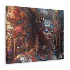 Beautiful Valley Girl Peacock Costume | Junkanoo 242 | Canvas Gallery Wraps