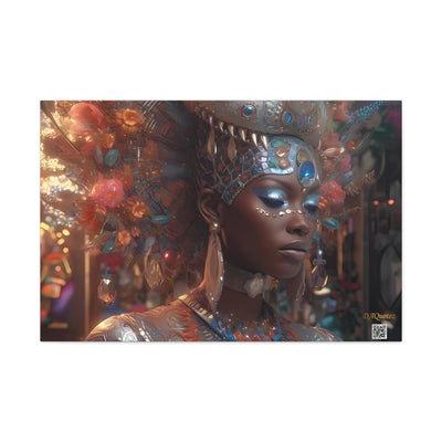 Beautiful Valley Girl Peacock Costume | Junkanoo 242 | Canvas Gallery Wraps