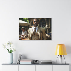 Classic GQ Gentleman in Three Piece Suit | Canvas Gallery Wraps