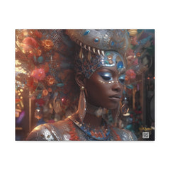 Beautiful Valley Girl Peacock Costume | Junkanoo 242 | Canvas Gallery Wraps