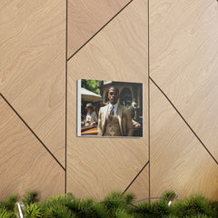 Classic GQ Gentleman in Three Piece Suit | Canvas Gallery Wraps