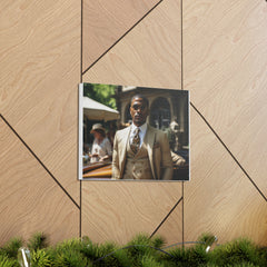 Classic GQ Gentleman in Three Piece Suit | Canvas Gallery Wraps