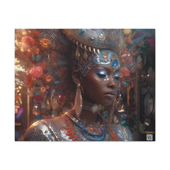 Beautiful Valley Girl Peacock Costume | Junkanoo 242 | Canvas Gallery Wraps