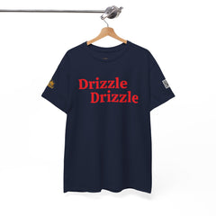 Drizzle Drizzle Trendsetter| Red Text | Unisex Heavy Cotton Tee