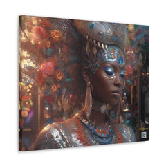 Beautiful Valley Girl Peacock Costume | Junkanoo 242 | Canvas Gallery Wraps
