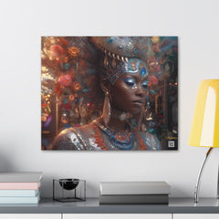 Beautiful Valley Girl Peacock Costume | Junkanoo 242 | Canvas Gallery Wraps