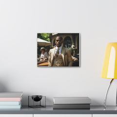 Classic GQ Gentleman in Three Piece Suit | Canvas Gallery Wraps
