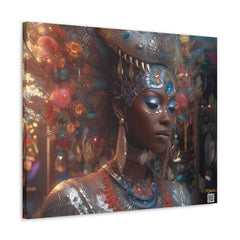 Beautiful Valley Girl Peacock Costume | Junkanoo 242 | Canvas Gallery Wraps