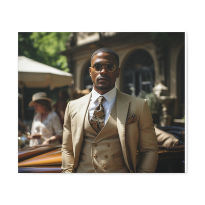 Classic GQ Gentleman in Three Piece Suit | Canvas Gallery Wraps