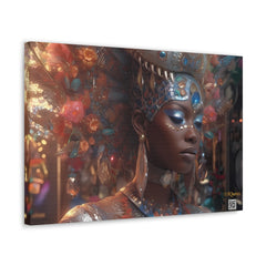 Beautiful Valley Girl Peacock Costume | Junkanoo 242 | Canvas Gallery Wraps