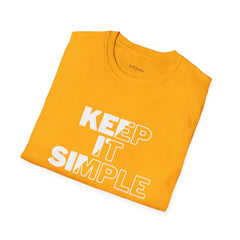 Keep It Simple | Gilden 6400 Unisex Softstyle T-Shirt