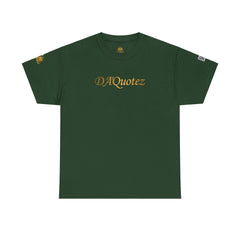 DA'Quotez  | Gold Logo| Unisex Heavy Cotton Tee