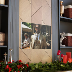 Classic GQ Gentleman in Three Piece Suit | Canvas Gallery Wraps