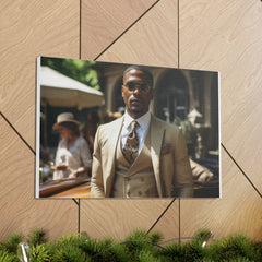 Classic GQ Gentleman in Three Piece Suit | Canvas Gallery Wraps
