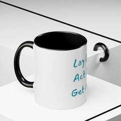 Lay Low, Act Poo, Get Moo | 11oz Accent Coffee Mug