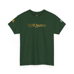 DA'Quotez  | Gold Logo| Unisex Heavy Cotton Tee