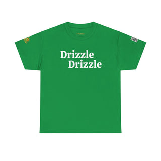 Drizzle Drizzle | White Text | Unisex Heavy Cotton Tee