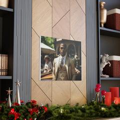 Classic GQ Gentleman in Three Piece Suit | Canvas Gallery Wraps