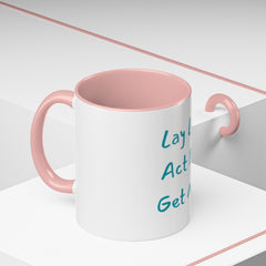 Lay Low, Act Poo, Get Moo | 11oz Accent Coffee Mug