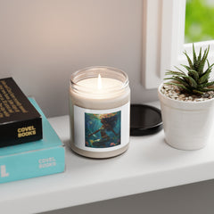 Beautiful Atlantis Mermaid In Sea | Scented Soy Candle, 9oz