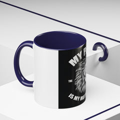My Pain Is My Motivation | 11oz Accent Coffee Mug