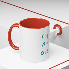 Lay Low, Act Poo, Get Moo | 11oz Accent Coffee Mug