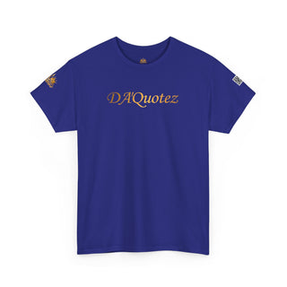 DA'Quotez  | Gold Logo| Unisex Heavy Cotton Tee