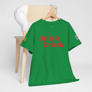 Drizzle Drizzle Trendsetter| Red Text | Unisex Heavy Cotton Tee
