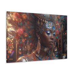 Beautiful Valley Girl Peacock Costume | Junkanoo 242 | Canvas Gallery Wraps