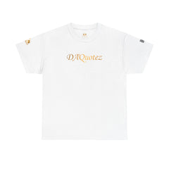 DA'Quotez  | Gold Logo| Unisex Heavy Cotton Tee