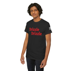 Drizzle Drizzle Trendsetter| Red Text | Unisex Heavy Cotton Tee