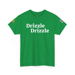 Drizzle Drizzle | White Text | Unisex Heavy Cotton Tee